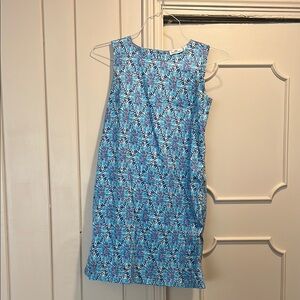 Vineyard Vines Blue Patterned Mini Dress